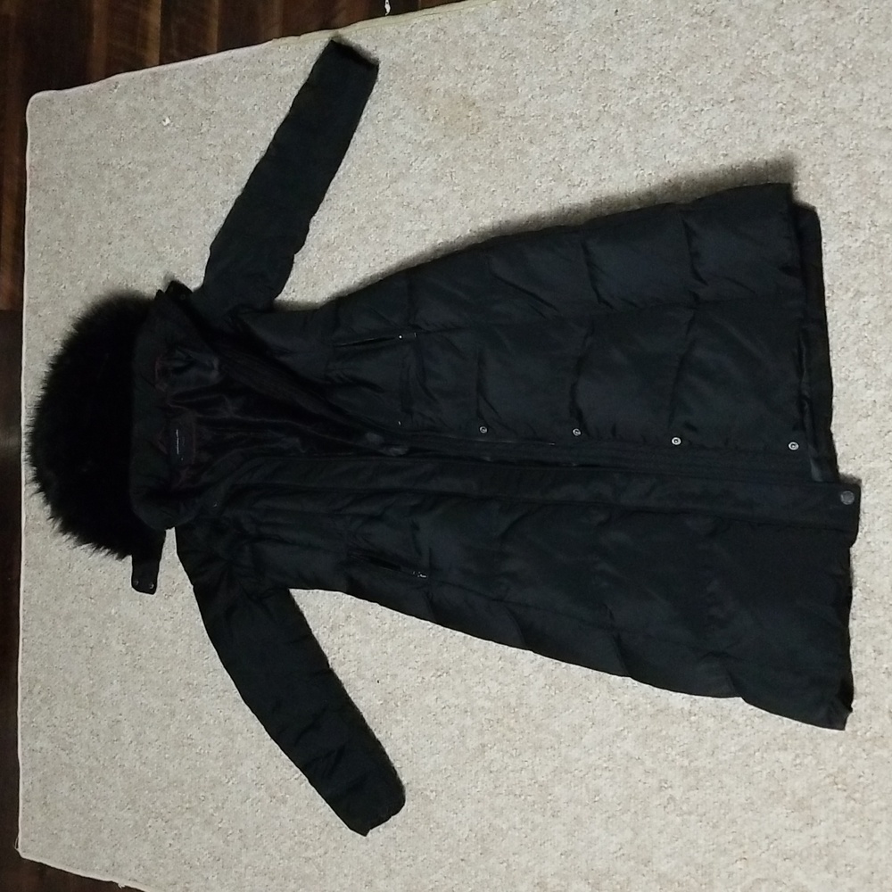 Long Black Puffer Coat